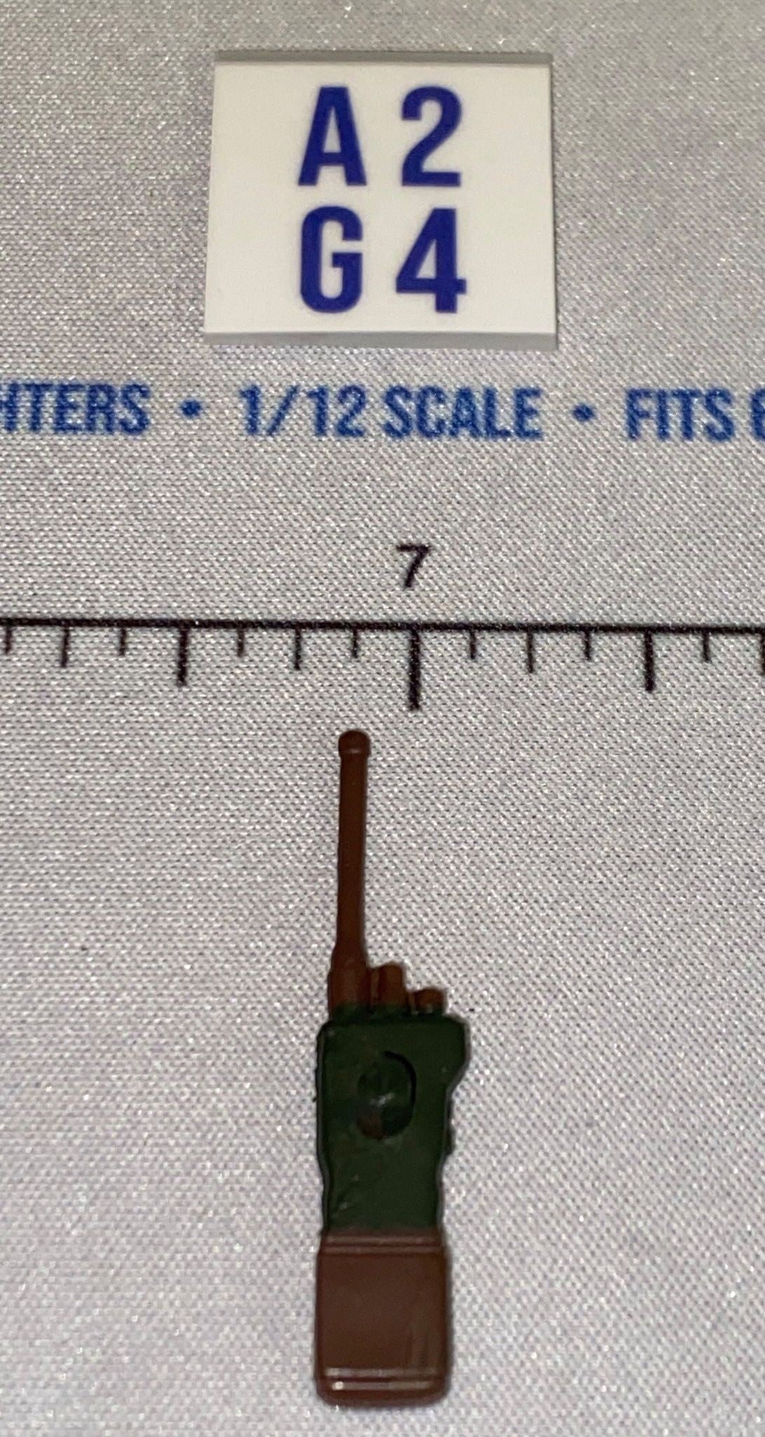 1/12 Scale Modern Era Military Handheld Radio with Antenna - GI Joe Classified