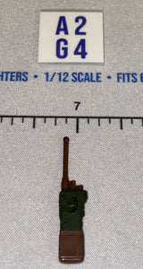 1/12 Scale Modern Era Military Handheld Radio with Antenna - GI Joe Classified