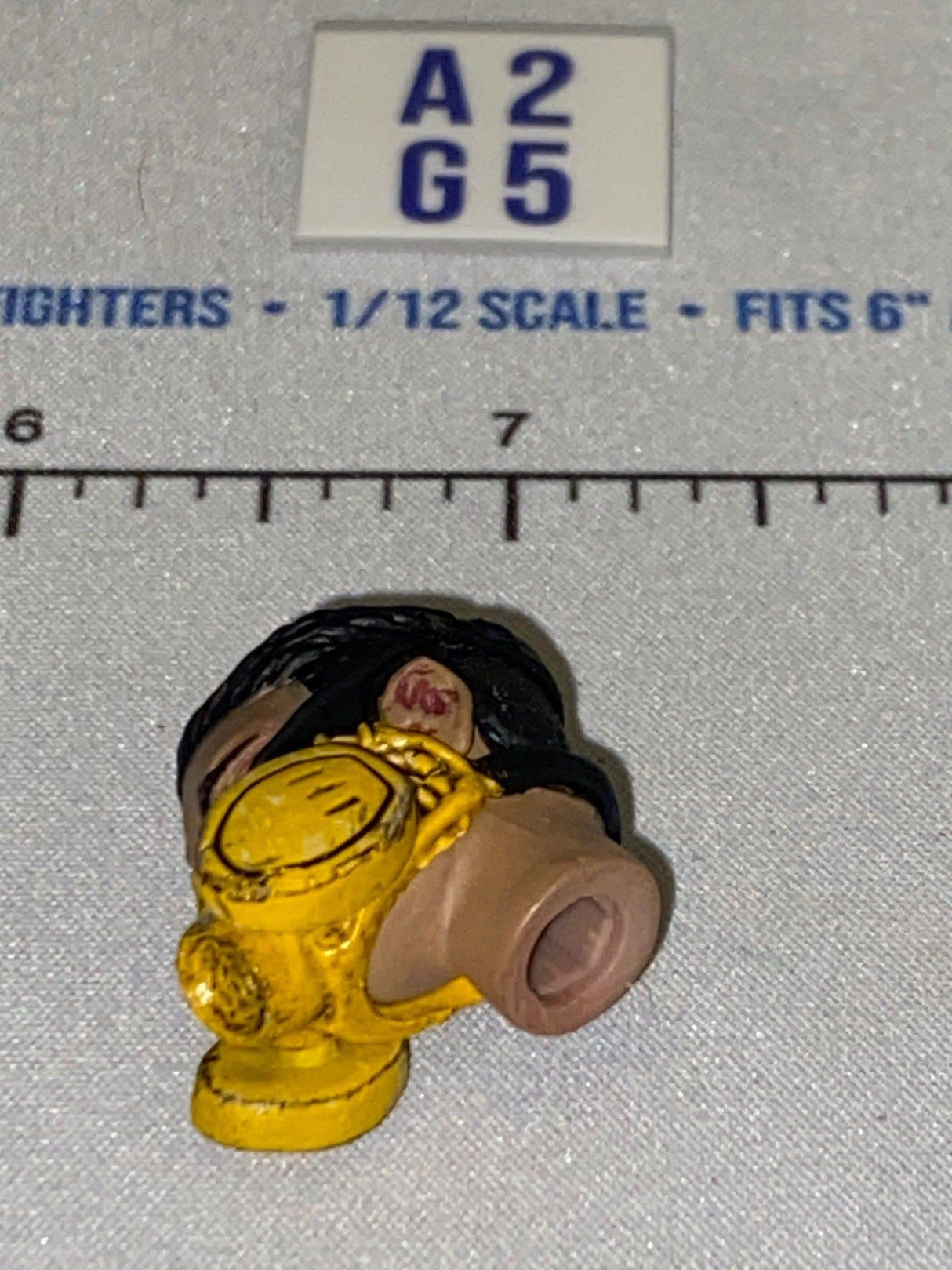 1/12 Scale Modern Era Head Sculpt with Yellow Gas Mask