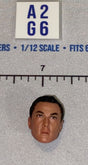1/12 Scale GI Joe Classified Male Head Sculpt with Dark Hair - Neutral Expression