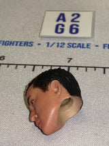 1/12 Scale GI Joe Classified Male Head Sculpt with Dark Hair - Neutral Expression