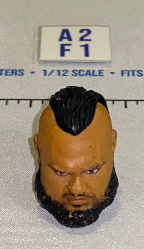 1/12 Scale Head Sculpt with Mohawk - Mattel WWE