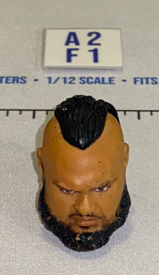 1/12 Scale Head Sculpt with Mohawk - Mattel WWE