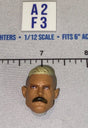 1/12 Scale Male Head Sculpt with Mustache and Blonde Hair - Mattel WWE