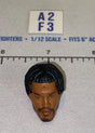 1/12 Scale Male Head Sculpt with Dreadlocks and Goatee - Mattel WWE