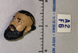1/12 Scale Male Head Sculpt with Black Hair and Beard - Mattel WWE