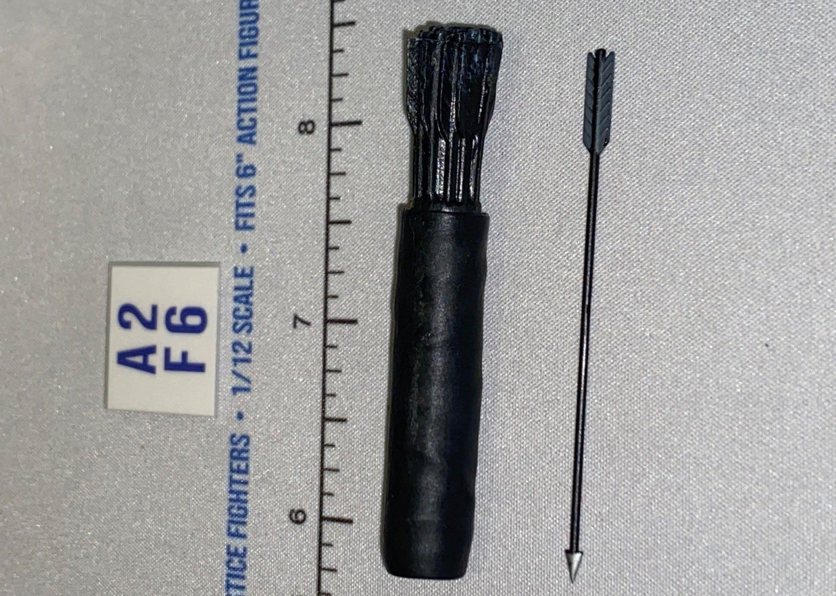 1/12 Scale Medieval Fantasy Quiver and Arrow Set