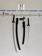 1/12 Scale Icon Heroes Medieval Japanese Katana and Wakizashi Sword Set with Scabbards
