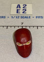 1/12 Scale Superhero Red Full Face Mask Head Sculpt - Icon Heroes