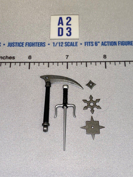 1/12 Scale Ancient Ninja Weapons Accessory Set - Icon Heroes