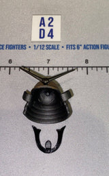 1/12 Scale Icon Heroes Medieval Japanese Samurai Kabuto Helmet Head with Maedate Crest