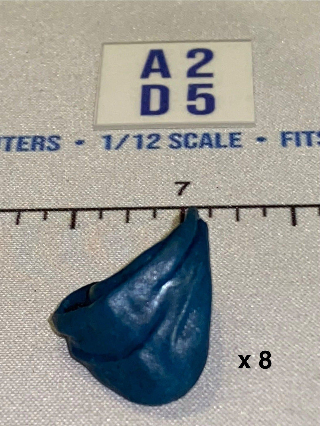 1/12 Scale Blue Ninja Hood Neck Scarf - Icon Heroes