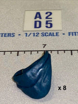 1/12 Scale Blue Ninja Hood Neck Scarf - Icon Heroes