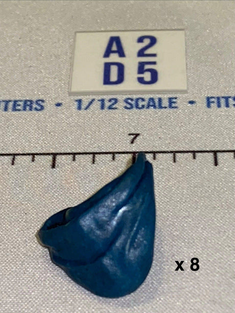 1/12 Scale Blue Ninja Hood Neck Scarf - Icon Heroes