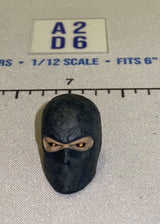 1/12 Scale Ninja Masked Head Sculpt - Icon Heroes