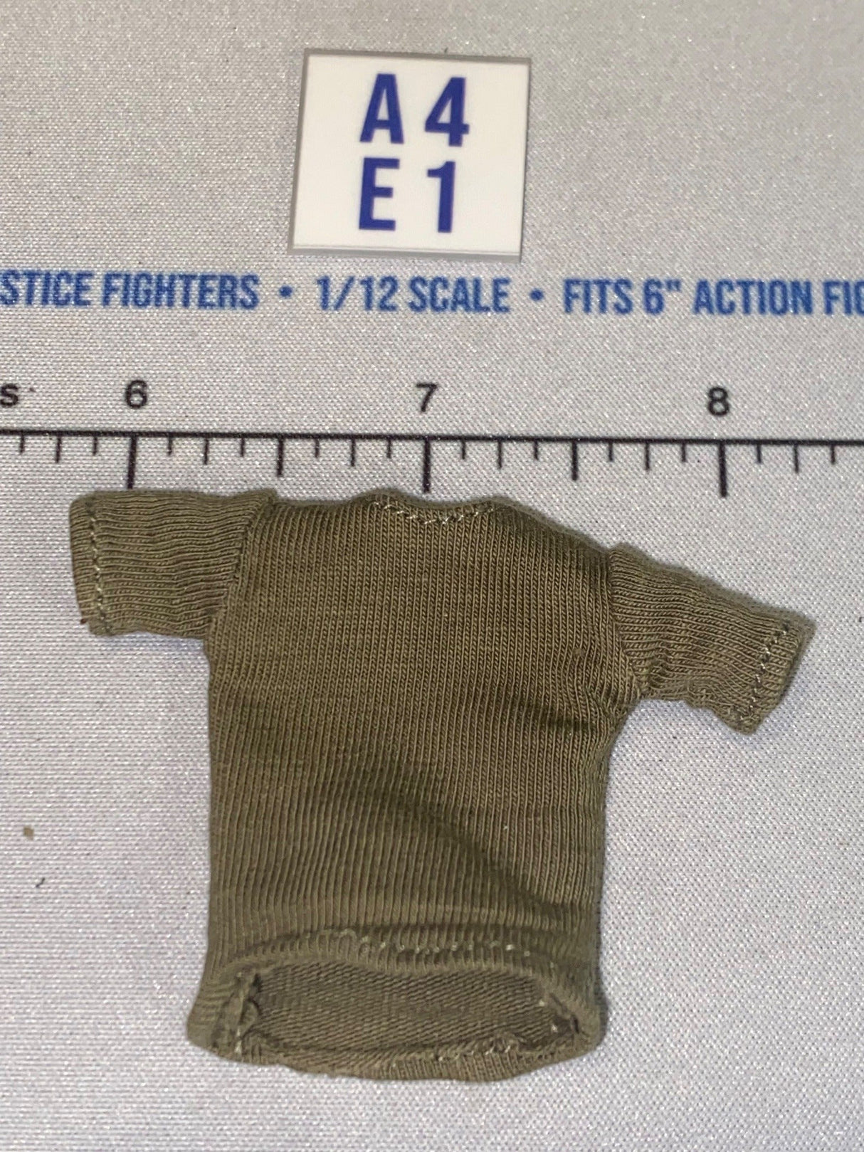 1/12 Scale WWII US Army Undershirt - Olive Drab