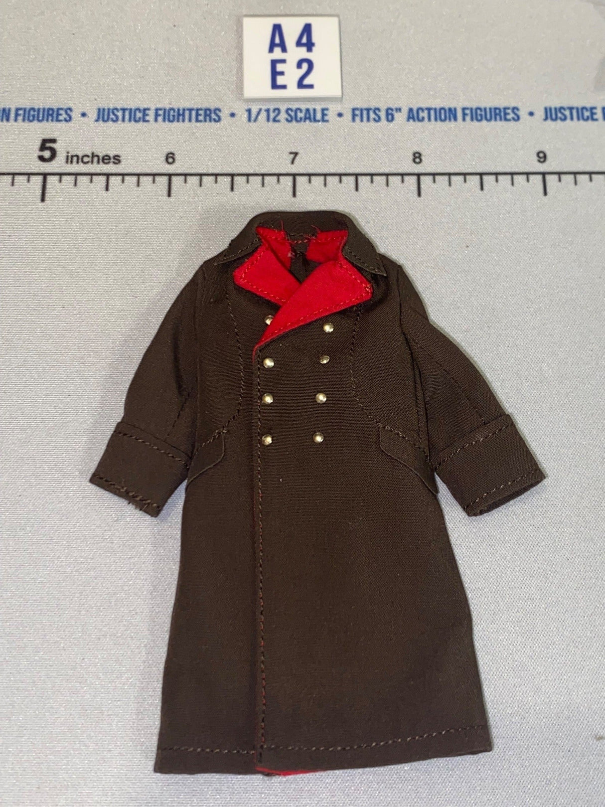 1/12 Scale WWII German Rommel Great Coat Trench Coat - DiD