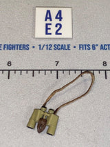 1/12 Scale WWII German Binoculars with Strap - Olive Drab - DiD