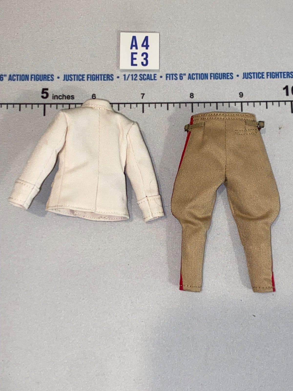 1/12 Scale WWII German Officer Afrika Korps Uniform - DID