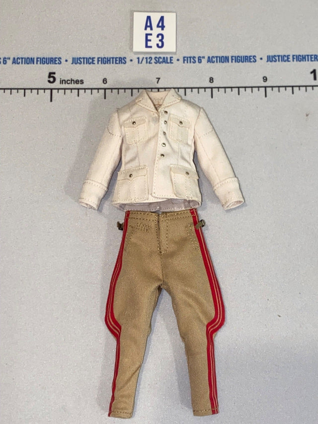 1/12 Scale WWII German Officer Afrika Korps Uniform - DID