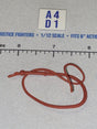 1/12 Scale Western Era Bull Whip - Indiana Jones - Red-Brown