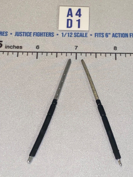 1/12 Scale Modern Ninja Swords - GI Joe Classified