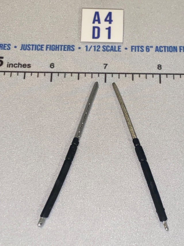1/12 Scale Modern Ninja Swords - GI Joe Classified