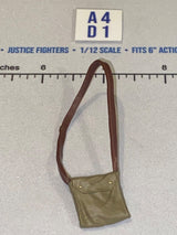 1/12 Scale WWII Era Shoulder Bag with Strap - Indiana Jones