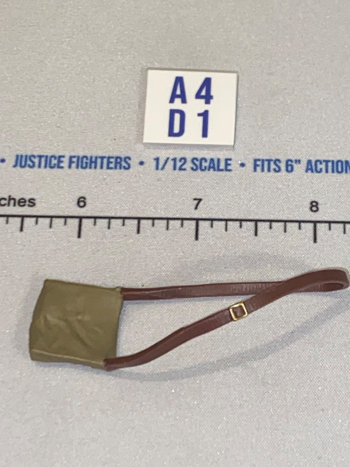 1/12 Scale WWII Era Shoulder Bag with Strap - Indiana Jones