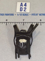 1/12 Scale WWII Era Backpack with Carabiner - Indiana Jones