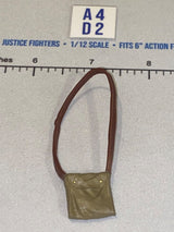 1/12 Scale WWII Era Shoulder Bag with Strap - Indiana Jones
