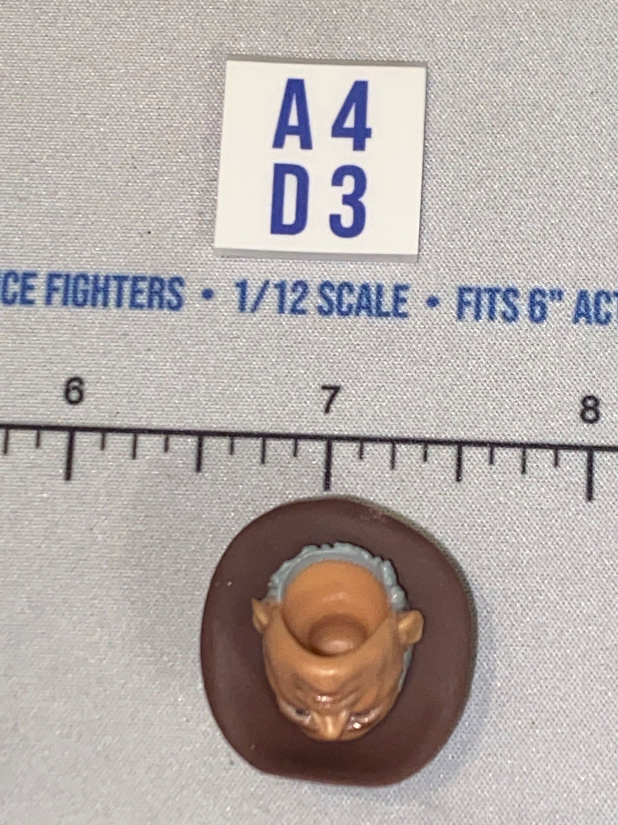 1/12 Scale Indiana Jones Head Sculpt with Hat - Old