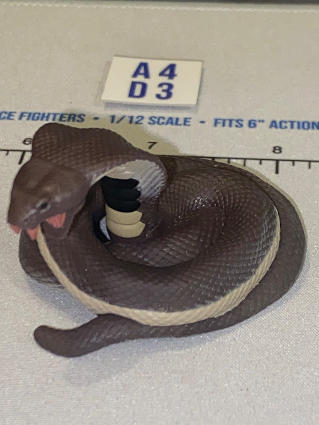 1/12 Scale Coiled Snake Figure - Indiana Jones Diorama Item