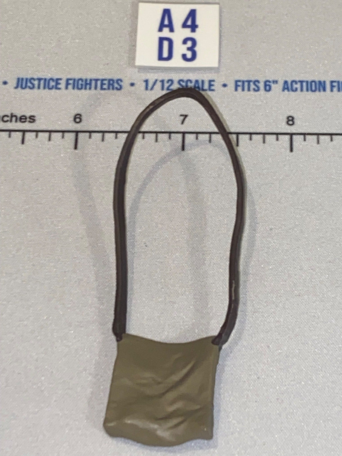 1/12 Scale WWII Era Shoulder Bag with Strap - Indiana Jones