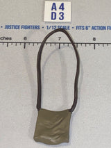 1/12 Scale WWII Era Shoulder Bag with Strap - Indiana Jones