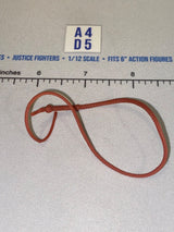 1/12 Scale Western Era Bull Whip - Indiana Jones - Red-Brown