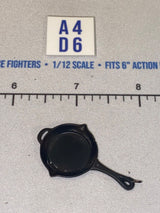 1/12 Scale Cast Iron Skillet - Diorama Item