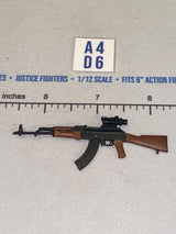 1/12 Scale Modern Era AK-Style Assault Rifle with Scope