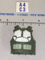 1/12 Scale Valaverse Modern Era Olive Drab Tactical Plate Carrier Vest with Ammunition Pouches