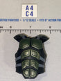 1/12 Scale Valaverse Modern Era Science Fiction Body Armor Vest - Black and Green