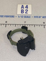 1/12 Scale Modern Era Olive Drab and Black Tactical Field Pistol Holster Gear Set - Valaverse