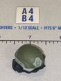 1/12 Scale Modern Era Olive Drab Tactical Helmet with Communications Headset - Valaverse