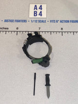 1/12 Scale Valaverse Modern Era Tactical Wrist Gauntlet with Knife and Rod Accessories