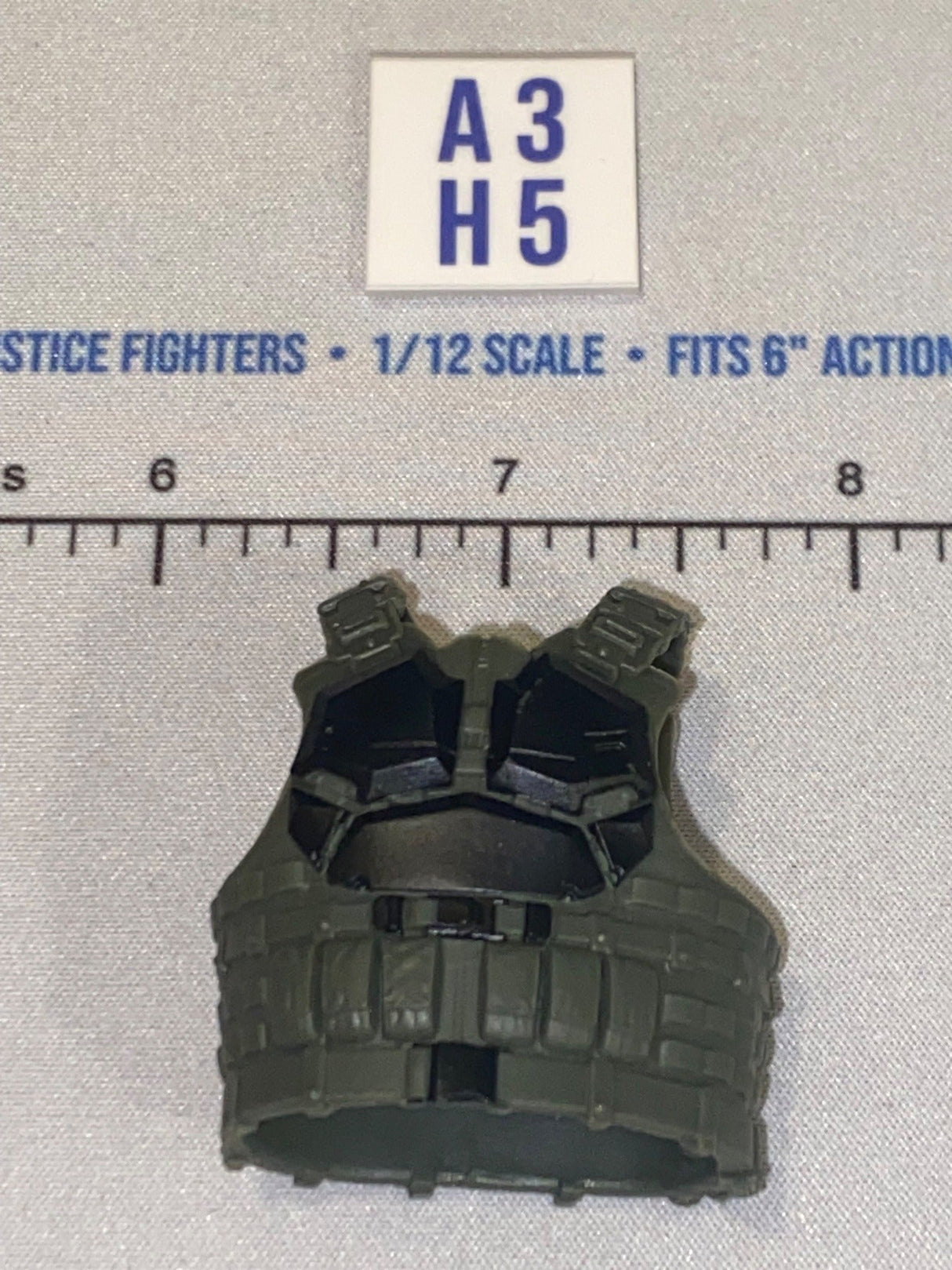 1/12 Scale Modern Era Olive Drab Tactical Body Armor Vest - Valaverse