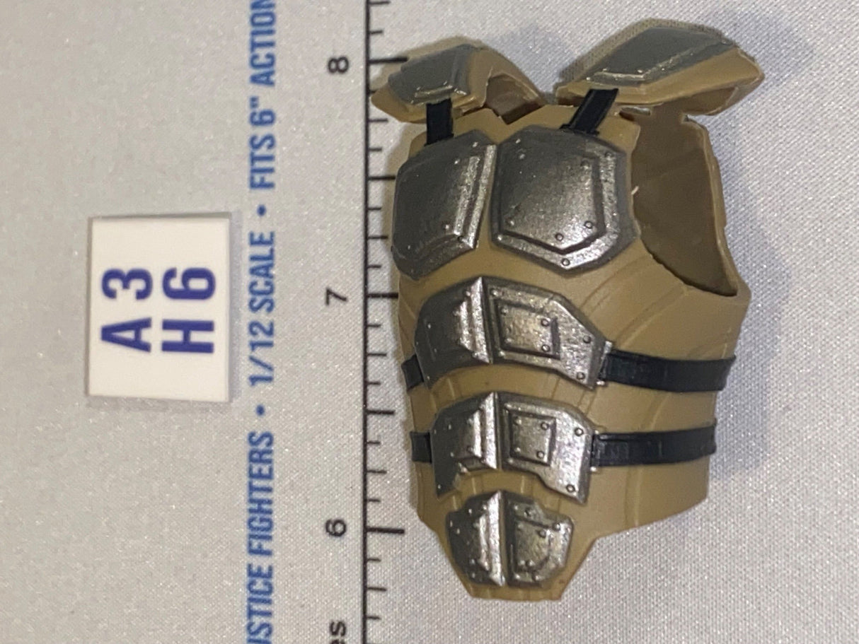1/12 Scale Modern Era Sci-Fi Tan Tactical Body Armor Vest - Valaverse