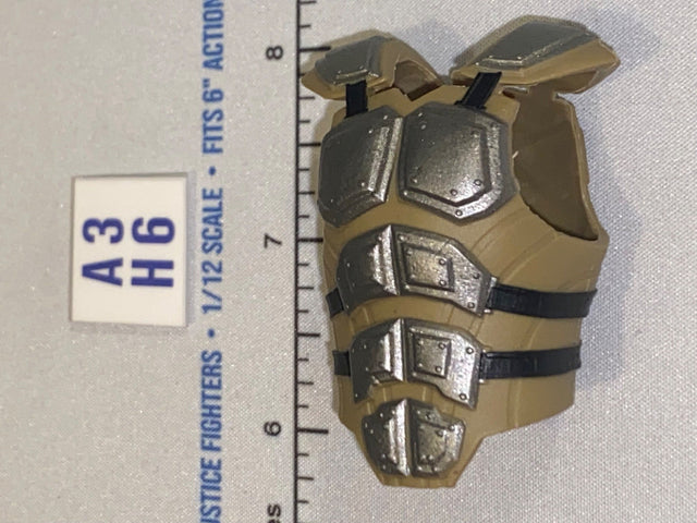 1/12 Scale Modern Era Sci-Fi Tan Tactical Body Armor Vest - Valaverse