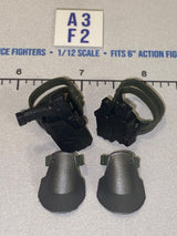 1/12 Scale Modern Era Pistol Thigh Holster and Knee Pads Set - Valaverse