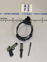 1/12 Scale Modern Era Pistol Holster and Belt Set - Valaverse