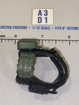 1/12 Scale Modern Era Black and Olive Drab Tactical Body Armor Vest - Valaverse