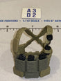 1/12 Scale Modern Era Tan Tactical Chest Rig with Ammunition Pouches - Valaverse